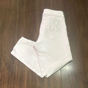 LOFT White Straight Leg Jeans